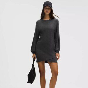 Reversible Crossover Cotton-Blend Dress